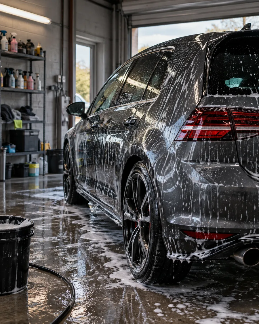 Wash bay feel